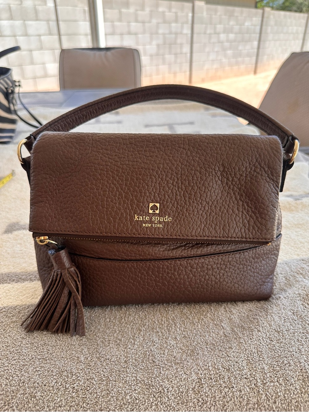 Brown Kate spade bag